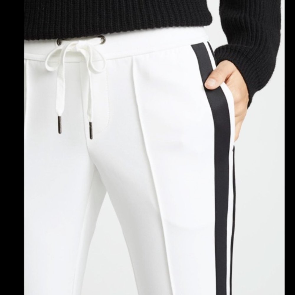 Pam & Gela White Track Pants Size Small